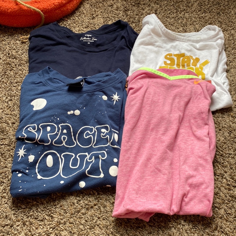 4 pc T-shirt set, Nike, old navy, Jcrew